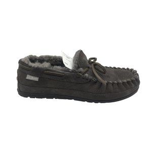 LL Bean Camp Moccasins - Women's 8 - Gray Suede